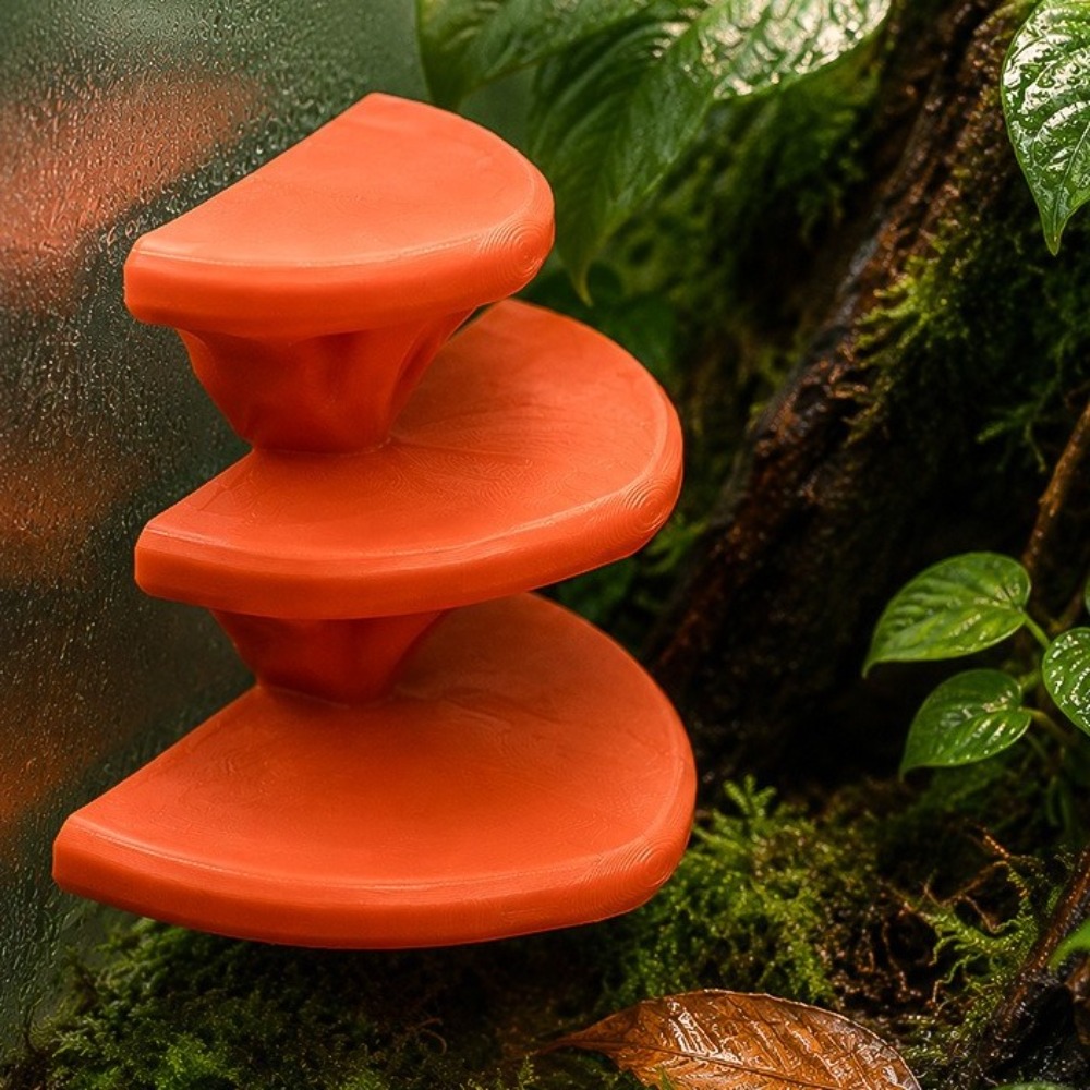 3D Printing Lizard - 3D Printed Mushroom Shaped Pet Climbing