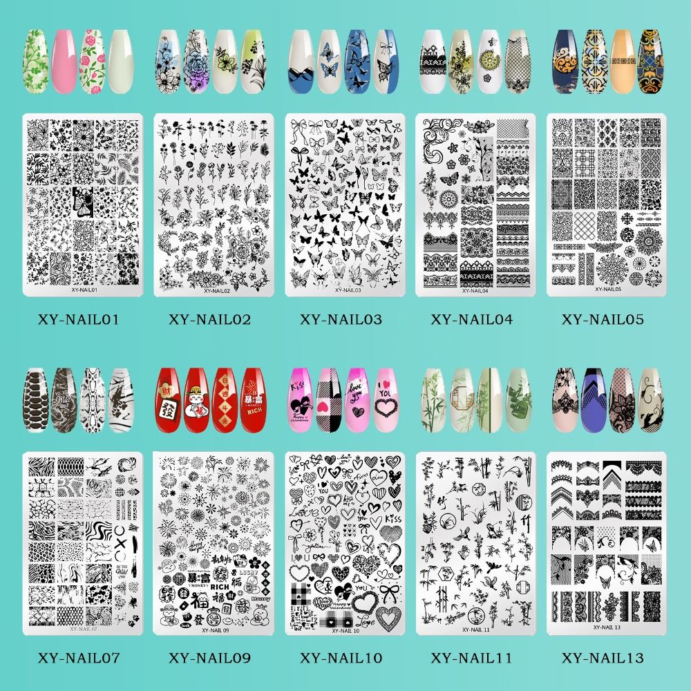 3D Printing Template - NEW Stainless Steel Nail Printing Plate