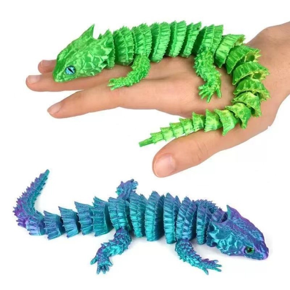 Movable Joints 3D Printed Liza - 3D Printing Lizard review and price