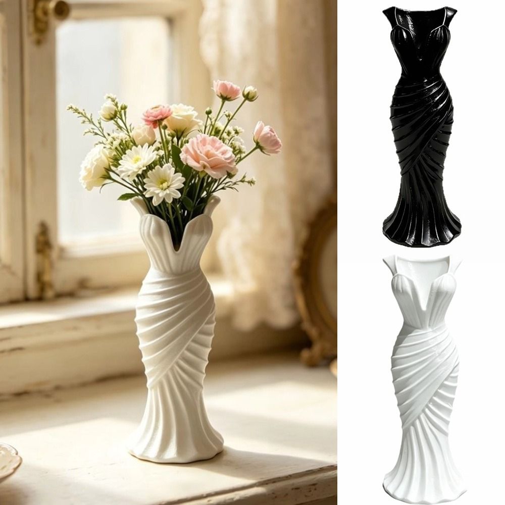 Gown-Shaped 3D Printed Flower  - 3D Printing Vase review and price