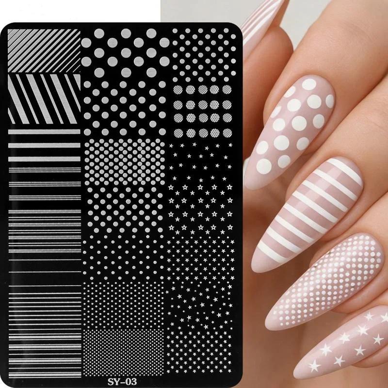 /Vly/Cute Dotting & Strip Line - 3D Printing Template review and price