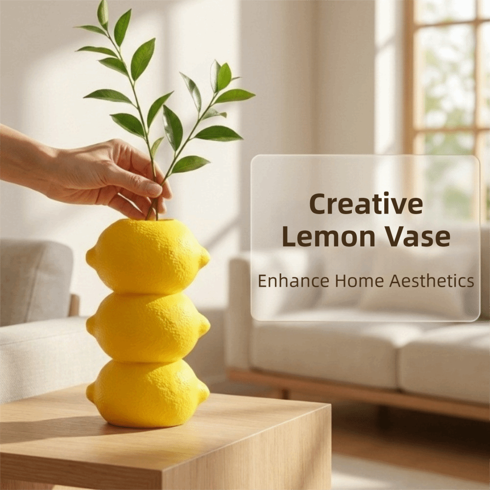 Fashion 3D Printing Lemon Vase - 3D Printing Vase review and price