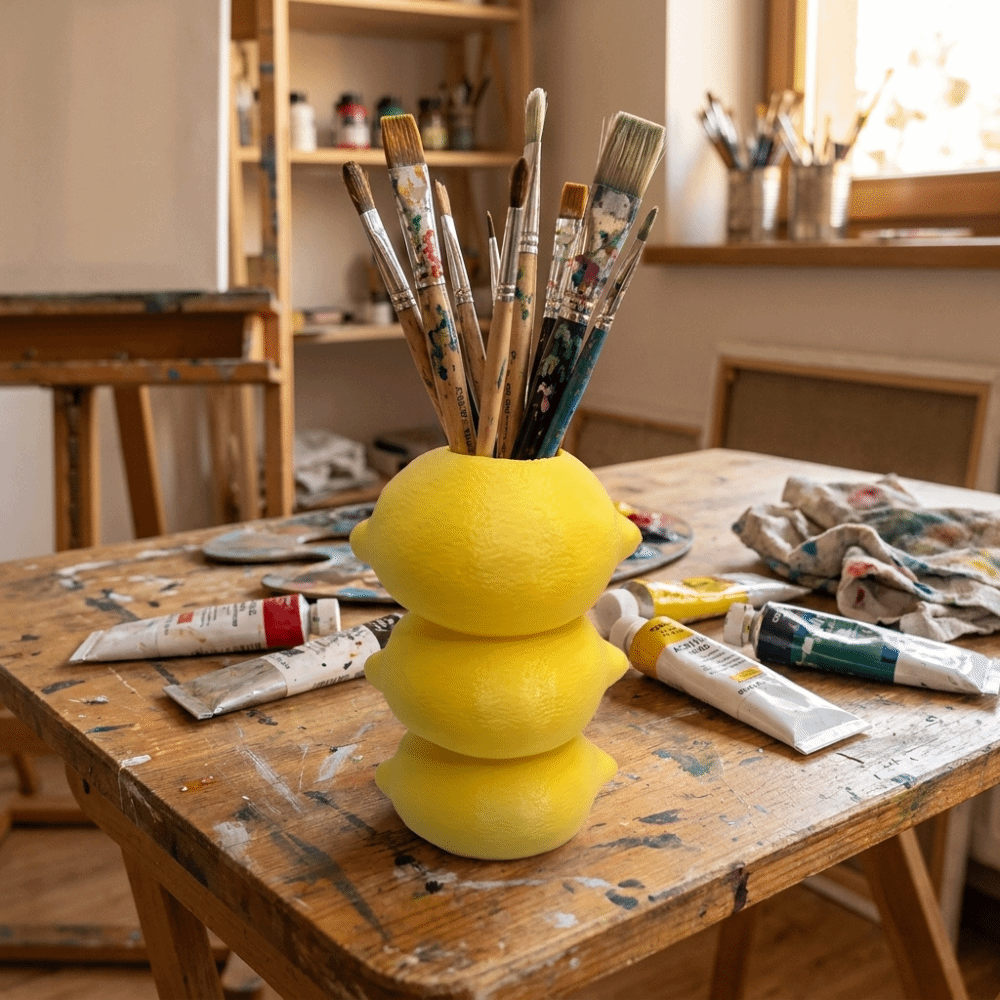 Fashion 3D Printing Lemon Vase - 3D Printing Vase review and price