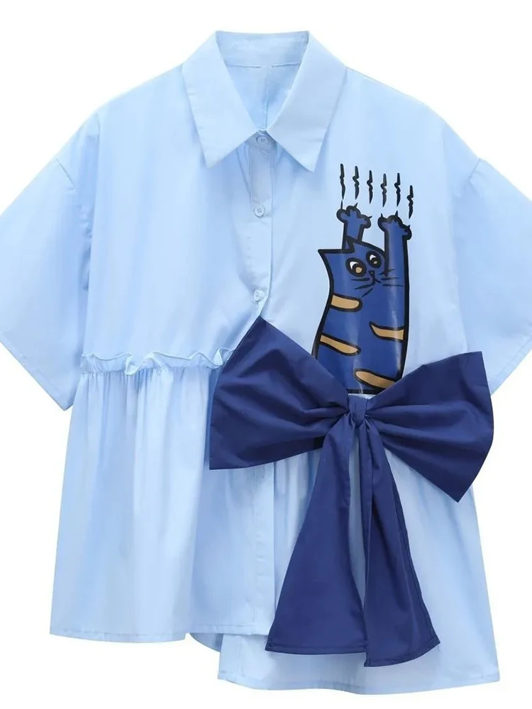 Zoki 3D Bow Cute Shirt Women L - 3D Printing Drawing review and price