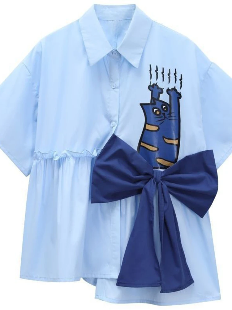 Zoki 3D Bow Cute Shirt Women L - 3D Printing Drawing review and price