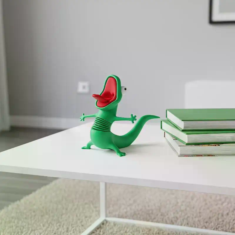 3D Printed Green Lizard Orname - 3D Printing Lizard review and price