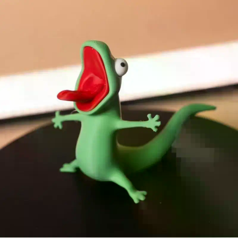 3D Printed Green Lizard Orname - 3D Printing Lizard review and price
