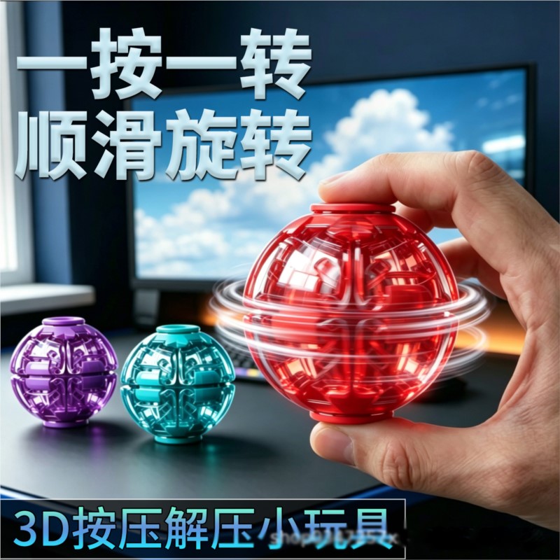 Stress Relief Ball Smooth Spin - 3D Printing Drawing review and price