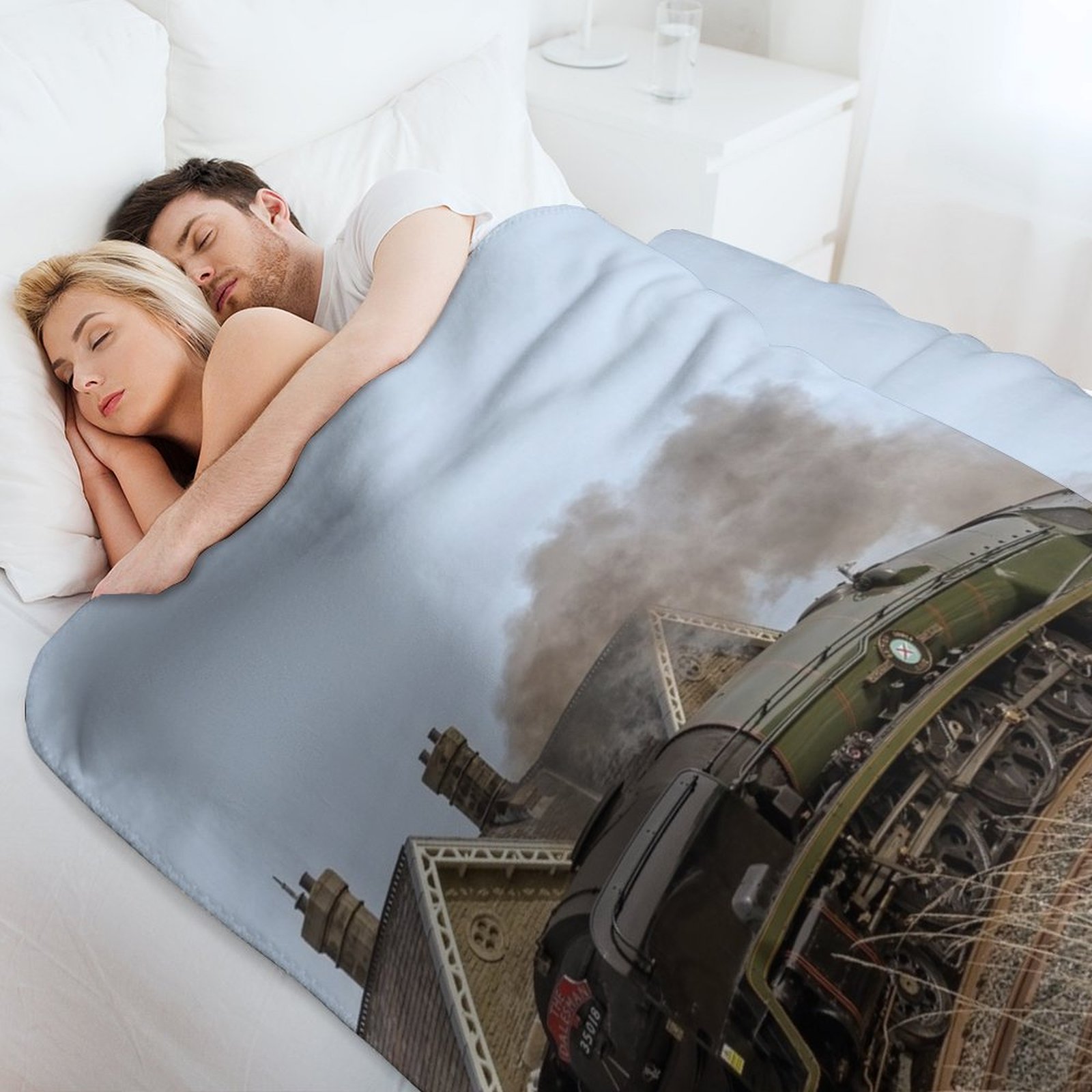 Steam train over Yorkshire moo - 3D Printing Yorkshire review and price
