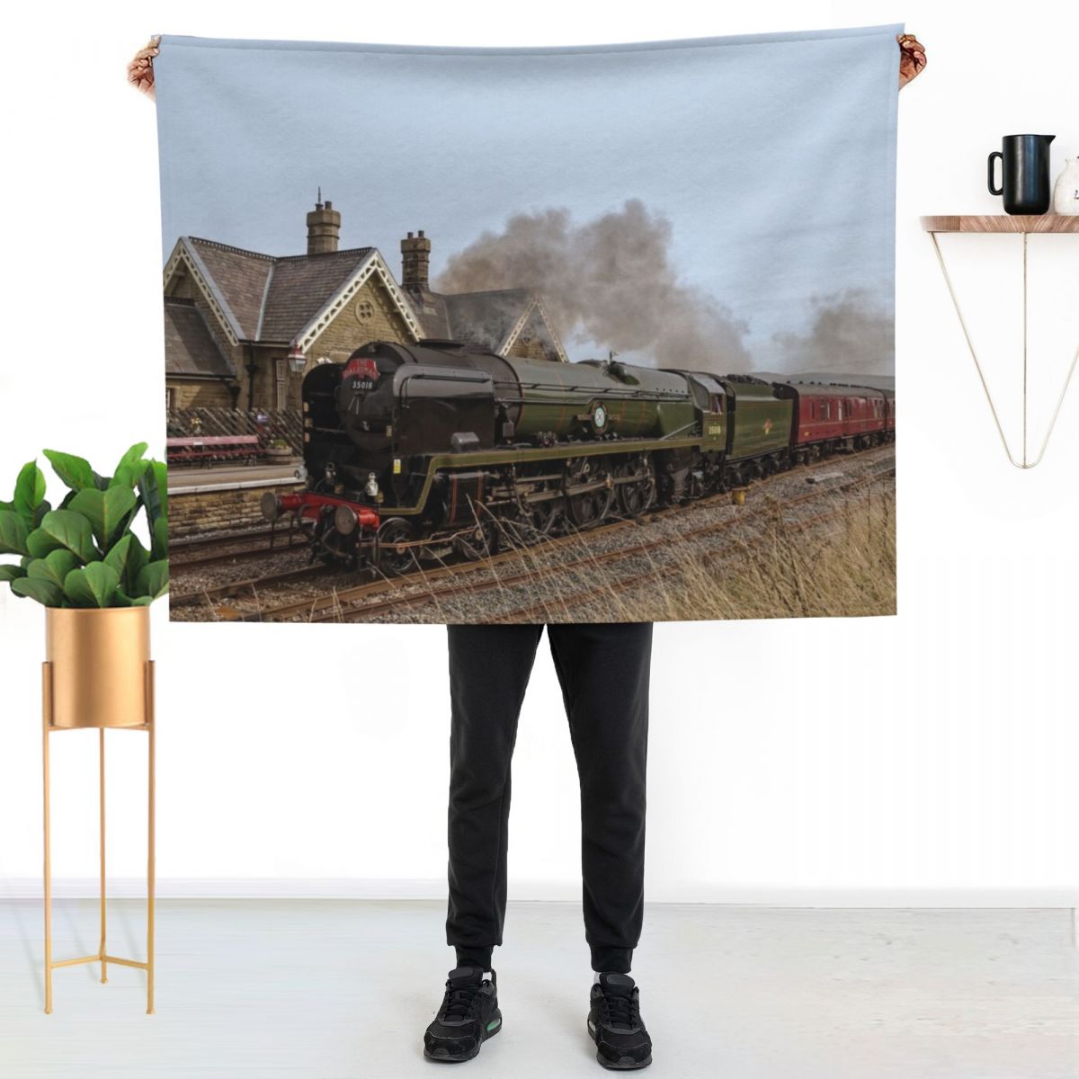Steam train over Yorkshire moo - 3D Printing Yorkshire review and price