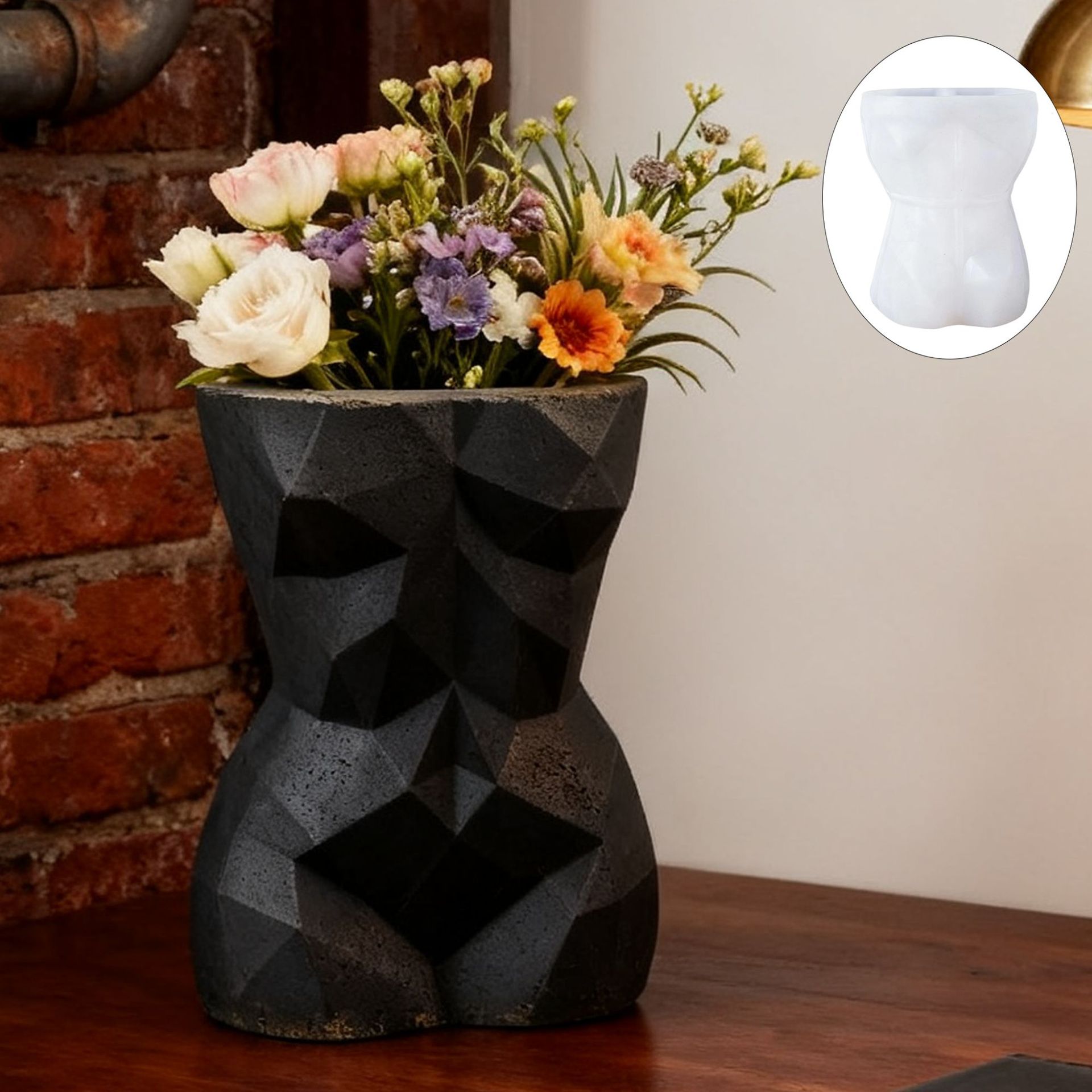 3D Geometric Female Body Flowe - 3D Printing Vase review and price