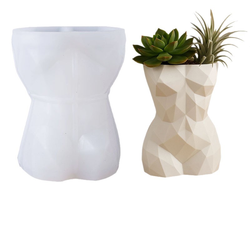 3D Geometric Female Body Flowe - 3D Printing Vase review and price