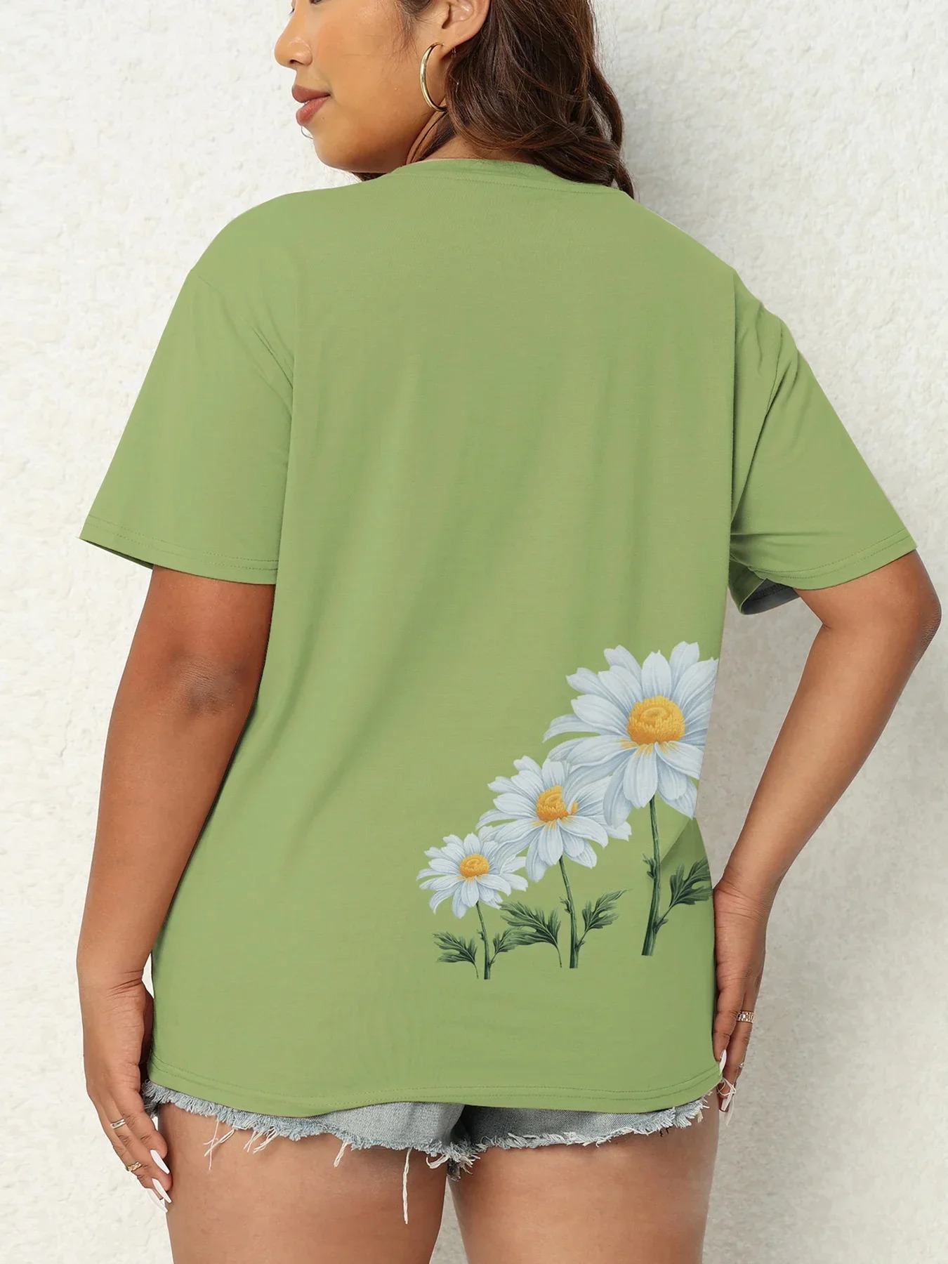 CLOOCL Daisy Floral Women T-sh - 3D Printing Drawing review and price