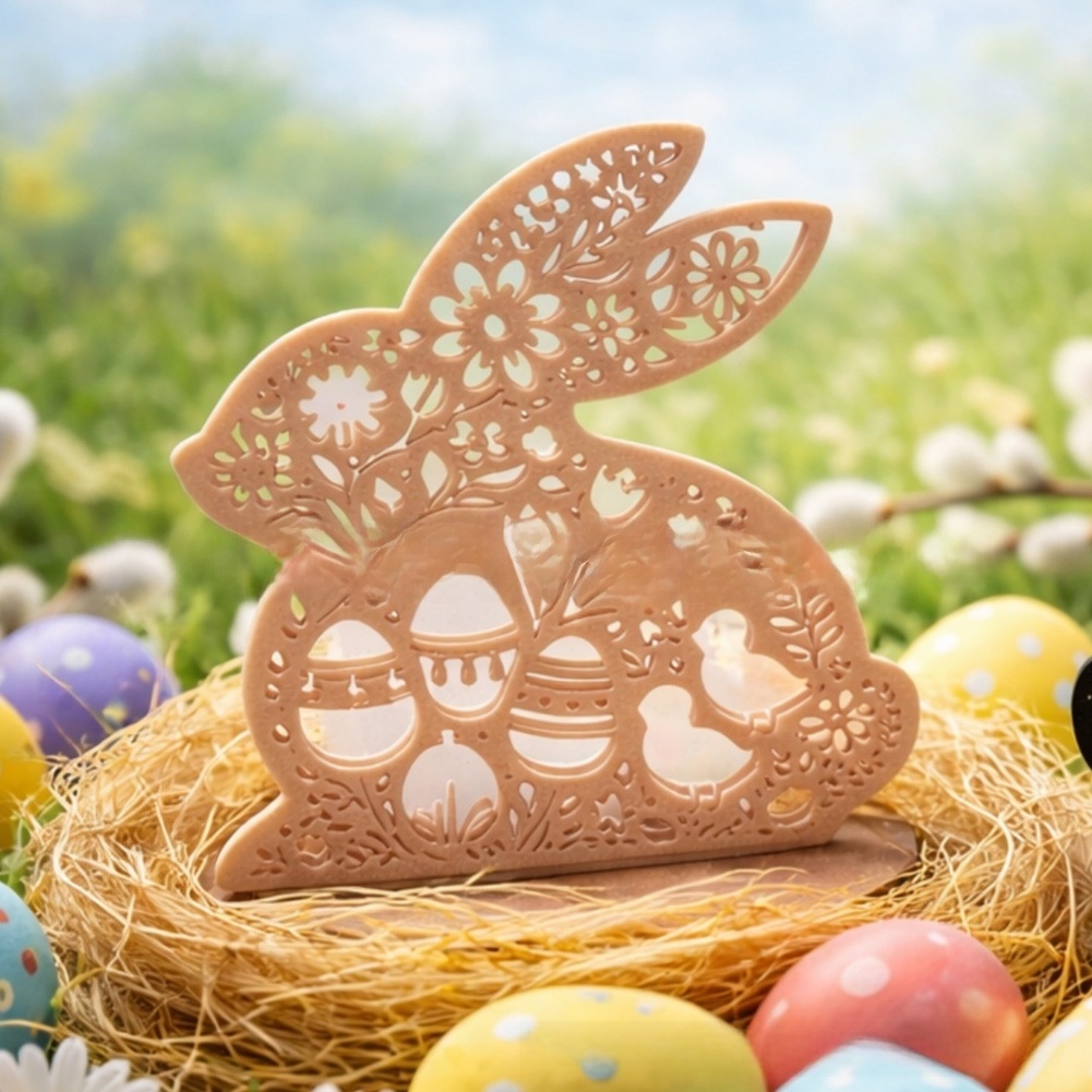 Floral Easter Bunny 3D Printed - 3D Printing Construction review and price