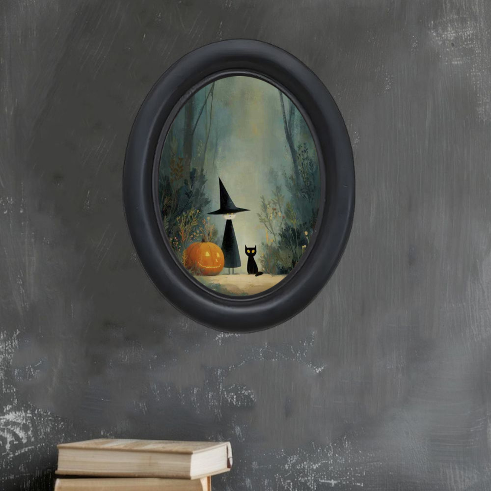 A 3D Vintage Halloween Witch a - 3D Printing Drawing review and price