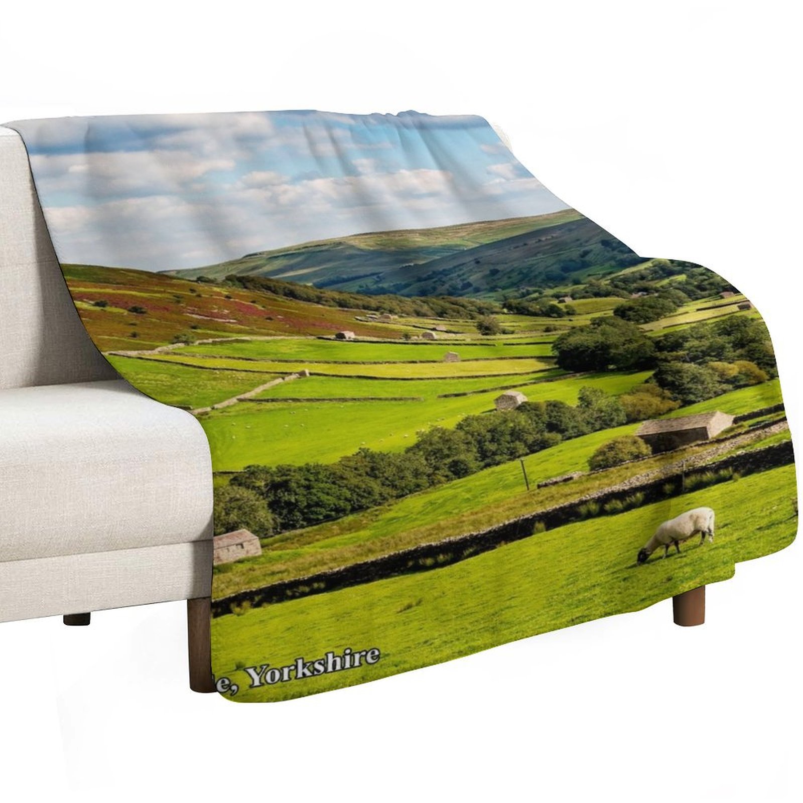 Yorkshire Dales Throw Blanket  - 3D Printing Yorkshire review and price