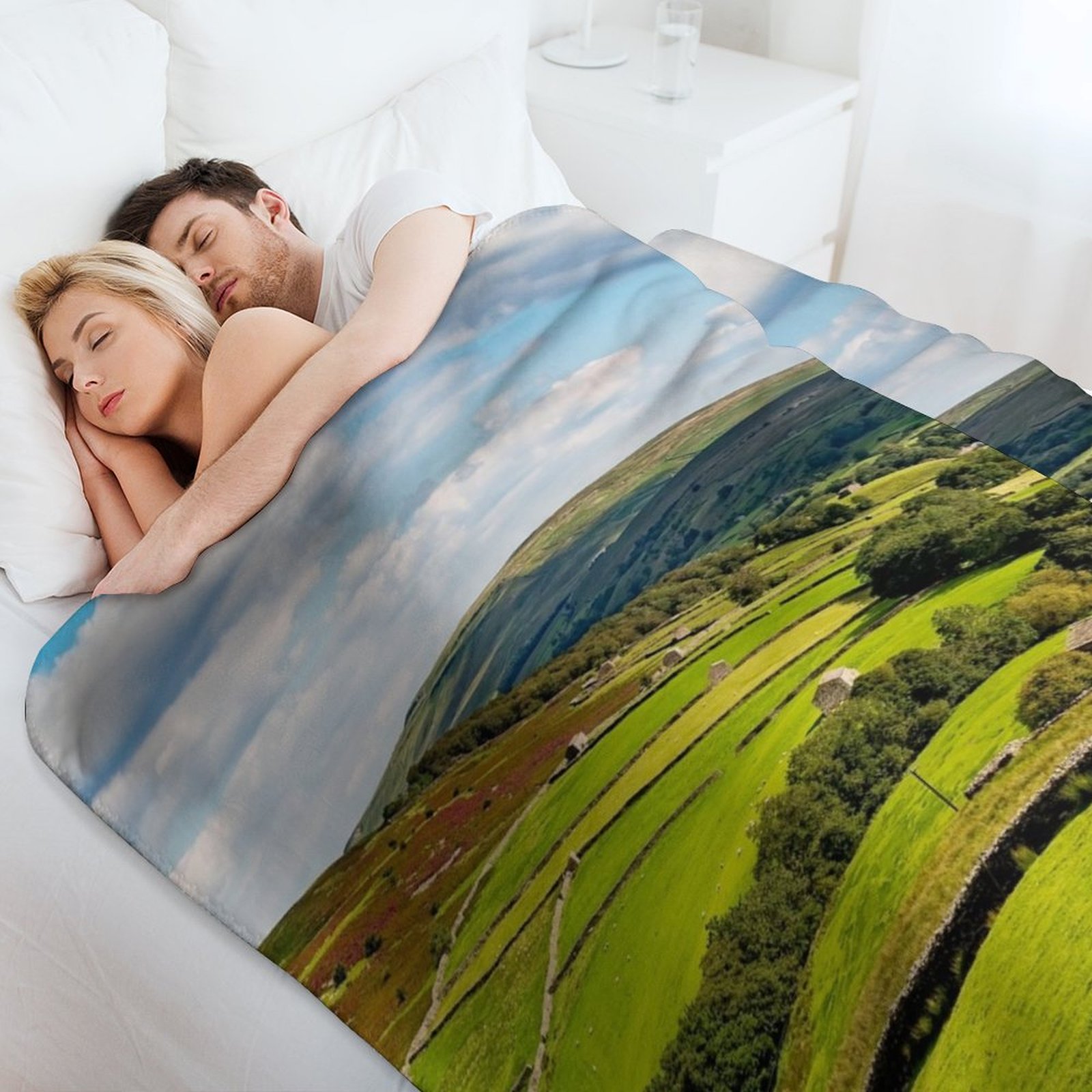 Yorkshire Dales Throw Blanket  - 3D Printing Yorkshire review and price