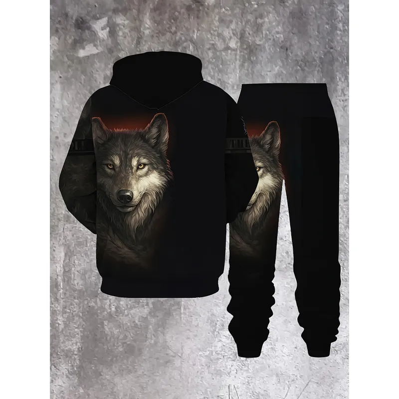 Men's Fashion Sweater Set Wolf - 3D Printing Design review and price