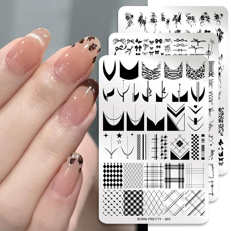 BORN PRETTY Leaves Flower Nail - 3D Printing Template review and price
