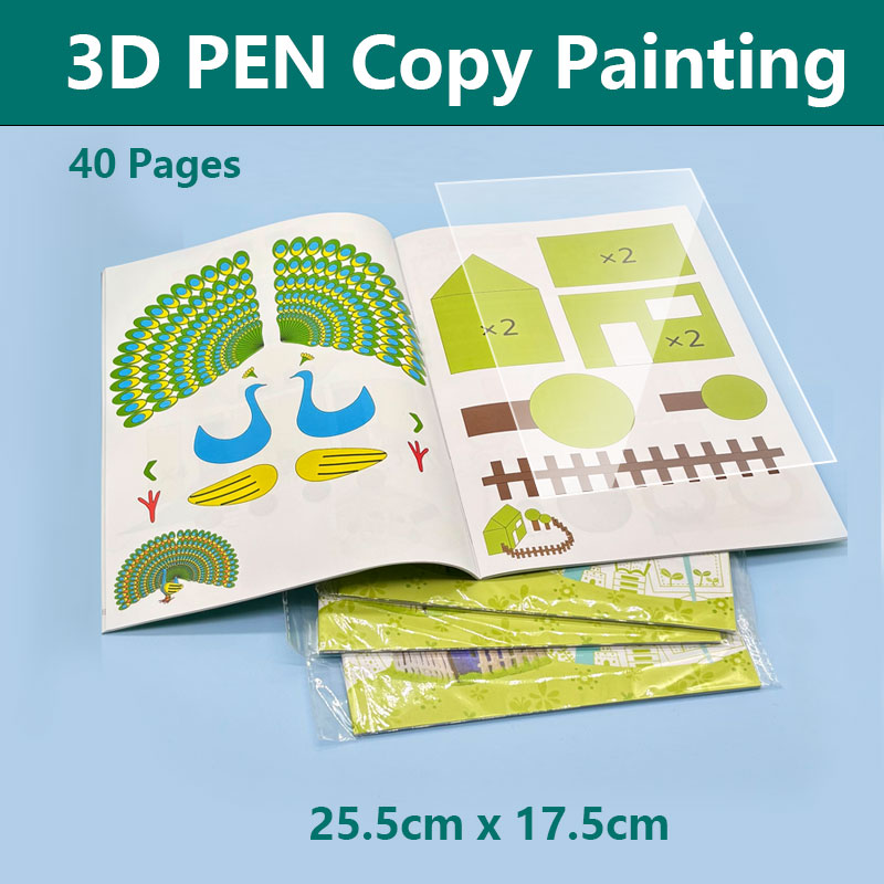 3D Pen Drawing Book with Graph - 3D Printing Template review and price