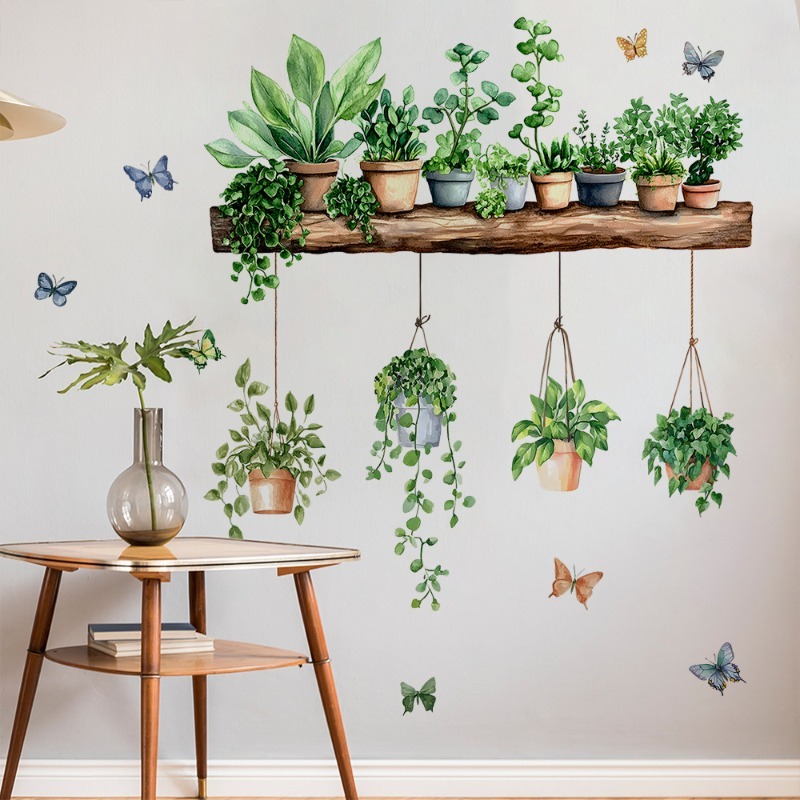3D Potted Green Plant Shelf Wa - 3D Printing Vase review and price