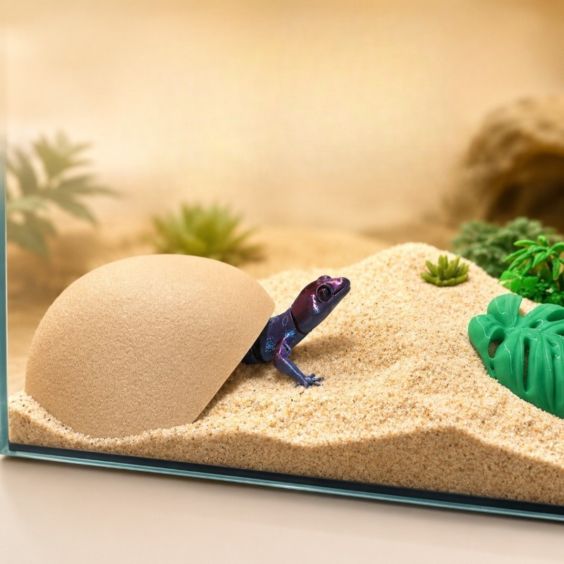 3D Printed Reptile Hide Cave   - 3D Printing Lizard review and price