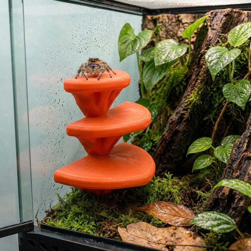 3D Printed Mushroom Shaped Pet - 3D Printing Lizard review and price