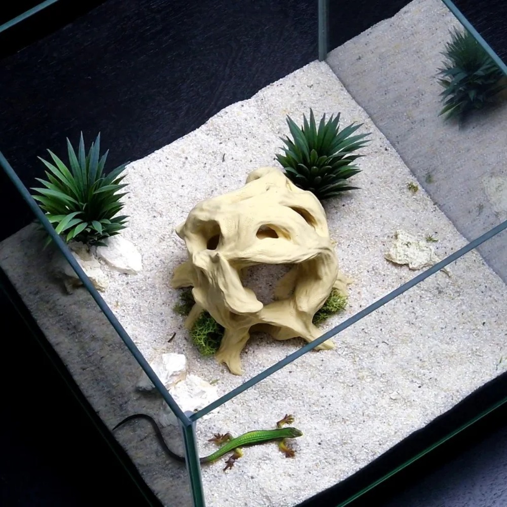 3D Printed Driftwood Reptile H - 3D Printing Lizard review and price