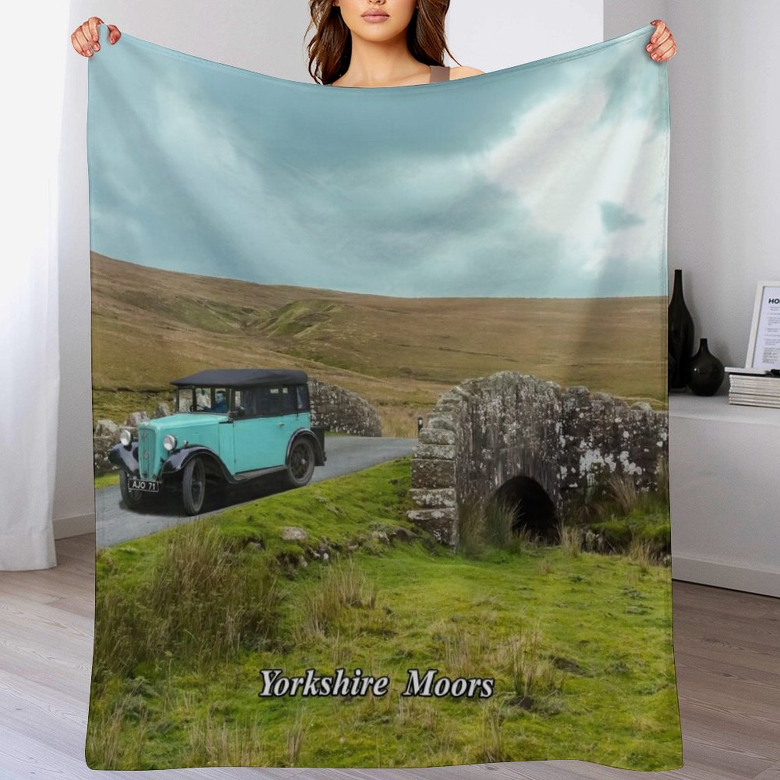Yorkshire Moors Throw Blanket  - 3D Printing Yorkshire review and price