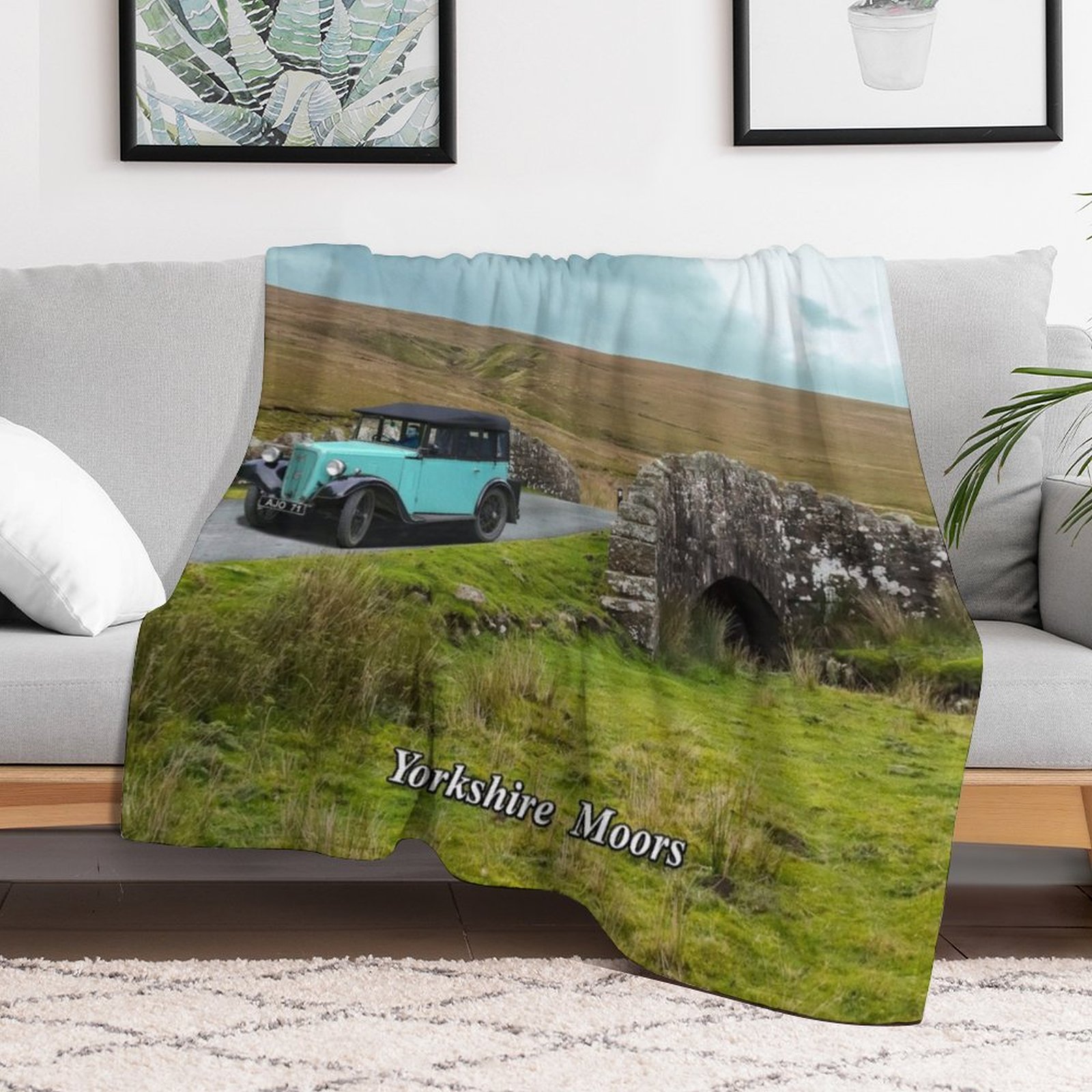 Yorkshire Moors Throw Blanket  - 3D Printing Yorkshire review and price