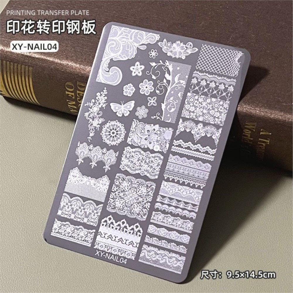 9*15cm 3D Lace Butterfly Nail  - 3D Printing Template review and price