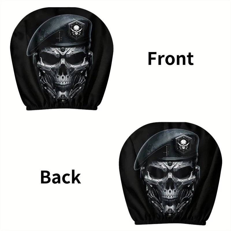 2pcs, Mechanical Skull Print C - 3D Printing Drawing review and price