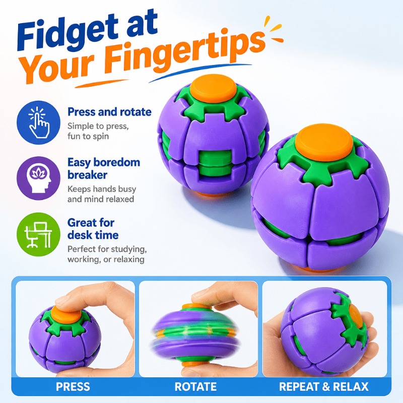 3D Printed Fidget Spinner Ball - 3D Printing Abs review and price