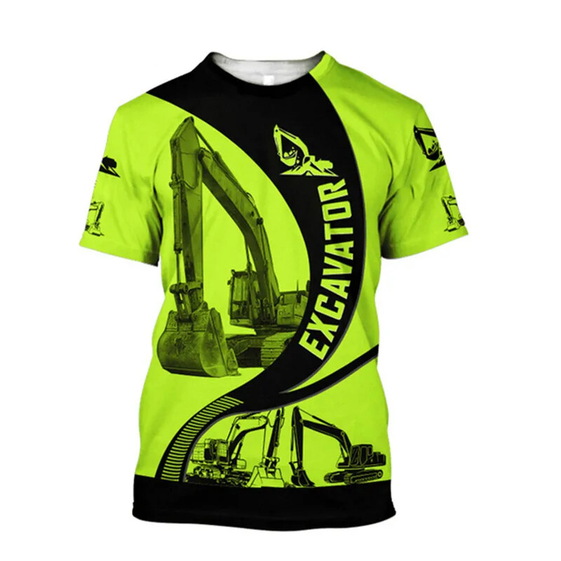 Excavator 3D Print T-shirt For - 3D Printing Operator review and price