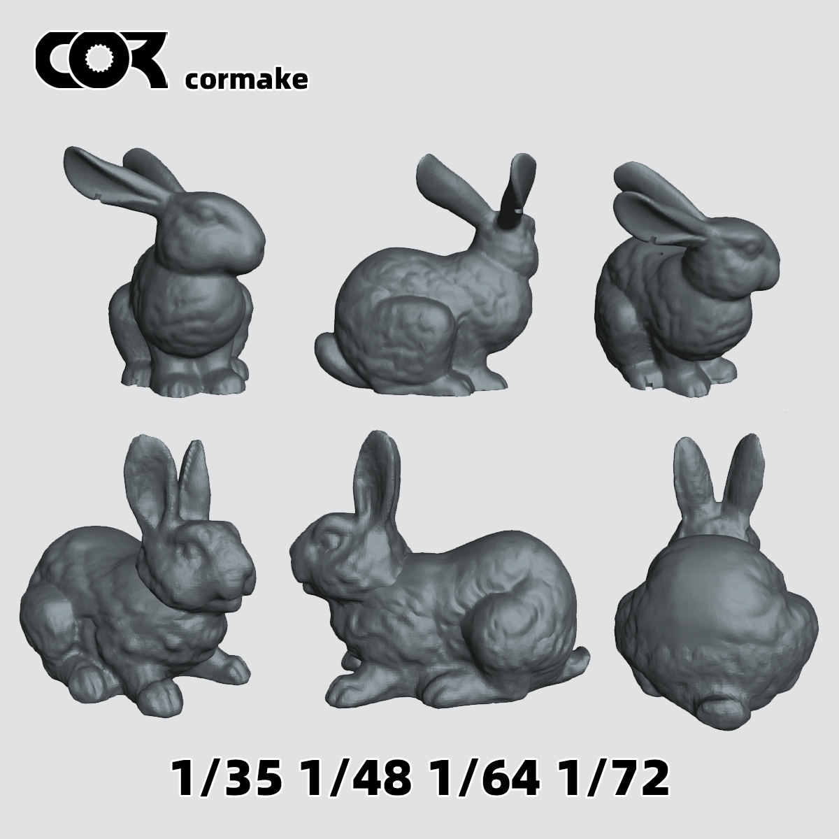 3D Resin Miniature Rabbit Anim - 3D Printing Construction review and price