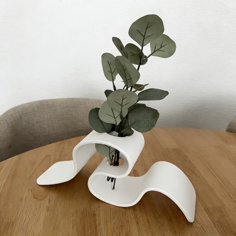 1pc Modern Minimalist Curved 3 - 3D Printing Vase review and price