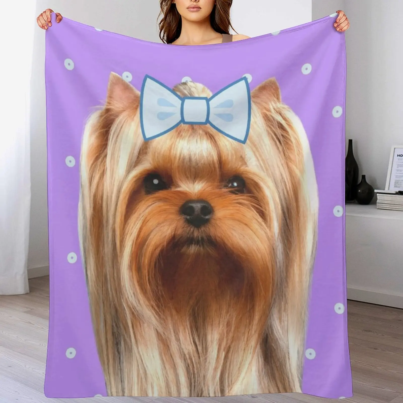 Cute purple yorkshire Throw Bl - 3D Printing Yorkshire review and price