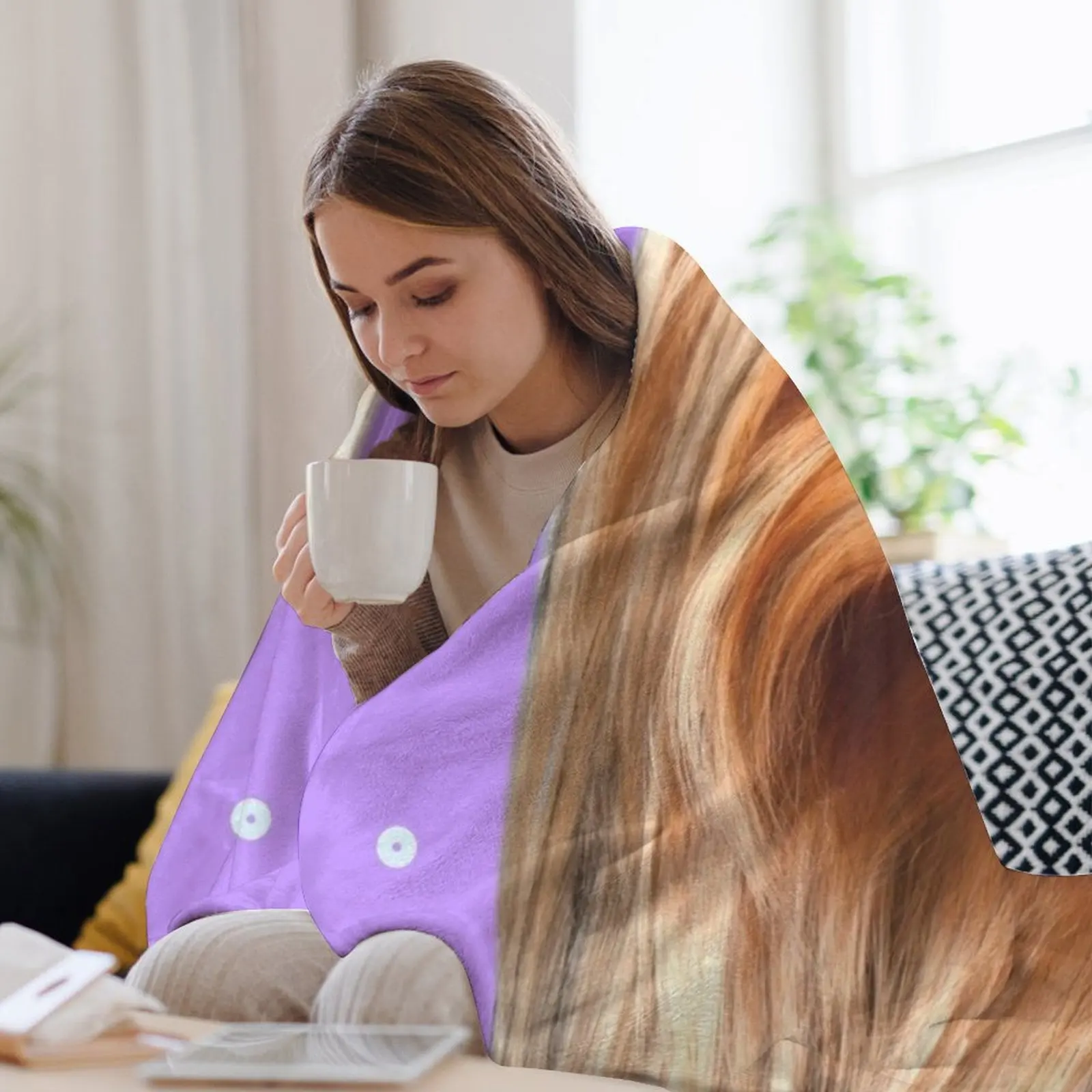 Cute purple yorkshire Throw Bl - 3D Printing Yorkshire review and price